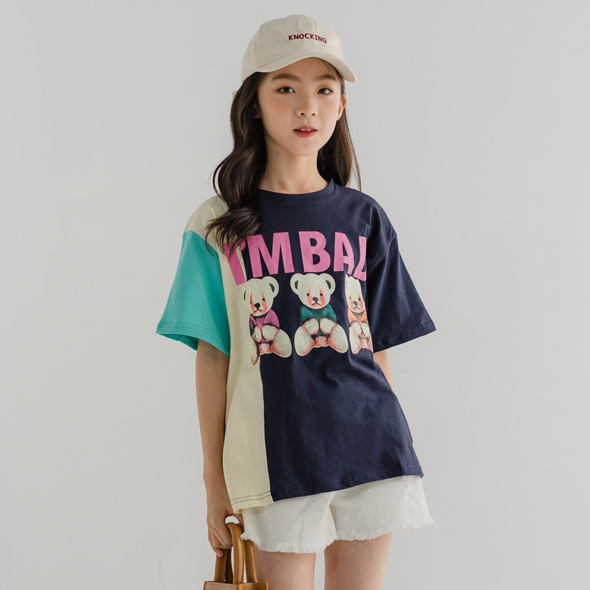 ネイビー/Tシャツ/単品