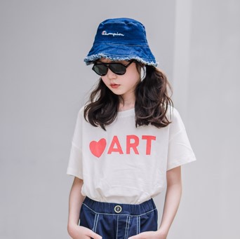 ホワイト/Tシャツ（アルファベット）/単品