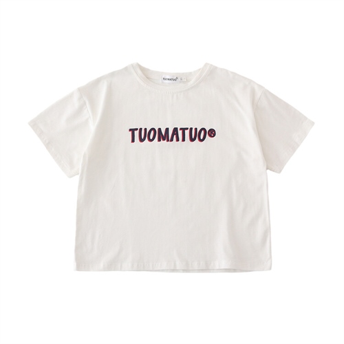 ホワイト/Tシャツ/単品