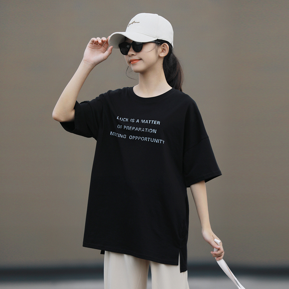 ブラック/Tシャツ/単品